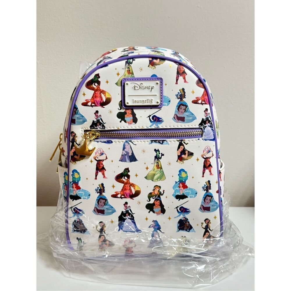 Loungefly Backpack Princess Dress Silhouettes Mini NWT - Picture 6 of 6